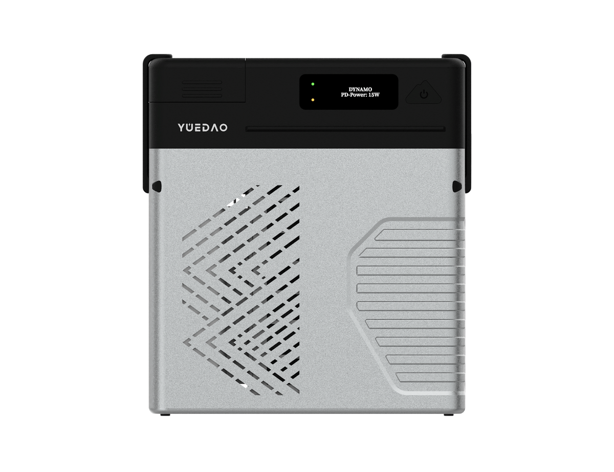 YUEDAO Portable Generator in Silver - handheld saltwater power source for emergencies and outdoor use